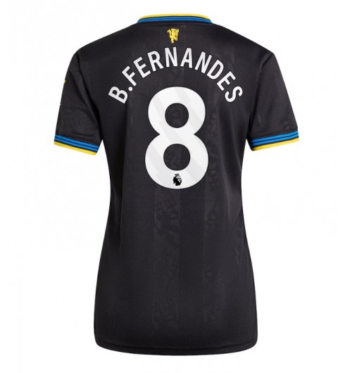 Manchester United Bruno Fernandes #8 Kolmaspaita Naisten 2025-26 Lyhythihainen Manchester United Bruno Fernandes #8 Kolmaspaita Naisten 2025-26 Lyhythihainen